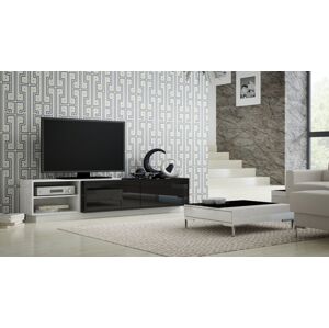 CAMA MEBLE Televízny stolík SIGMA 2 Farba: čierna/biela