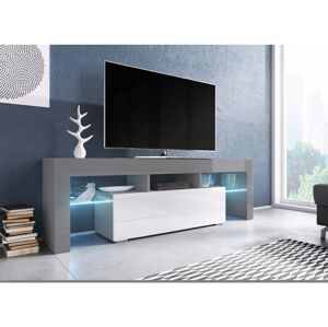 CAMA MEBLE TV stolík TORO 138 Farba: sivá/biela