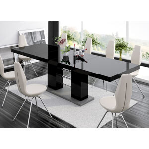 HUBERTUS Jedálenský stôl LINOSA 2 Farba: čierna