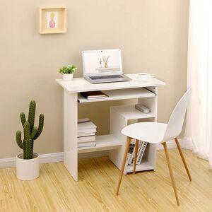 VASAGLE PC stolík biely 80 x 45 cm
