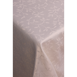 KONSIMO Béžový obrus FRIDO so vzorom, 140 x 220 cm