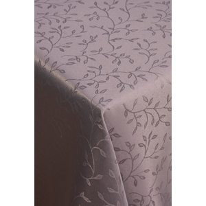 KONSIMO Sivý obrus FRIDO so vzorom, 140 x 220 cm