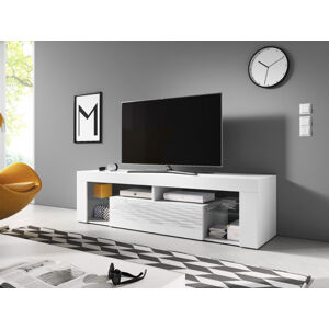 VIVALDI TV stolík EVEREST160 cm, biely
