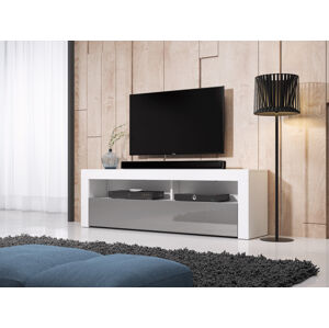 VIVALDI TV stolík MEX 160 cm biely/sivý