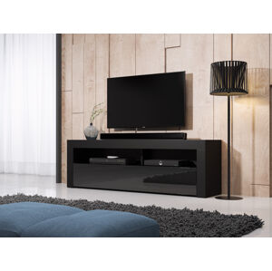 VIVALDI TV stolík MEX 160 cm čierny/čierny