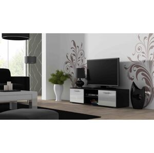 Televízny stolík SOHO 140 Farba: čierna/biela