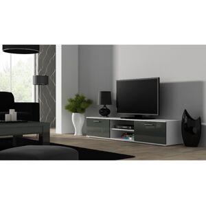 Cama TV stolík SOHO 180 Farba: biela/šedá
