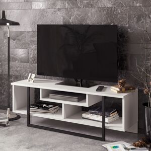 ASIR TV stolík ASAL 120 bielo-čierny