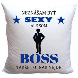 Vankúš Sexy boss (Veľkosť: 40 x 40 cm)