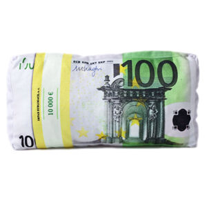 3D vankúš Bankovky 100 €