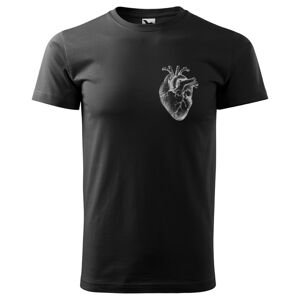 Tričko Scary heart (Veľkosť: XS, Typ: pre mužov)