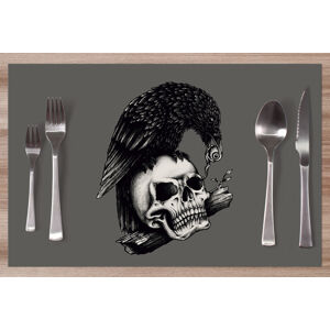 Prestieranie Crow and skull