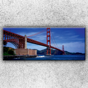Foto na plátno Golden Gate Bridge zospodu 1 150x60 cm