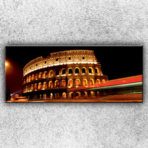 Foto na plátno Nočné Koloseum 1 120x50 cm