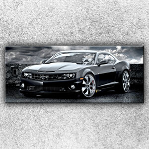 Foto na plátno Čierny Chevrolet 120x50 cm
