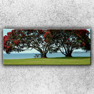 Foto na plátno Červené stromy 1 120x50 cm