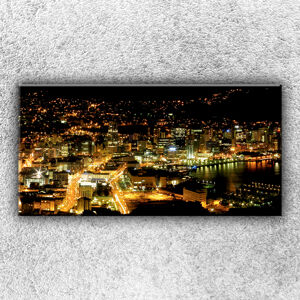Foto na plátno Osvetlené mesto 100x50 cm