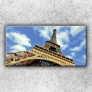 Foto na plátno Päta Eiffelovky 2 100x50 cm