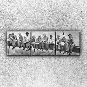 Foto na plátne Robotníci na traverzie 2 120x40 cm