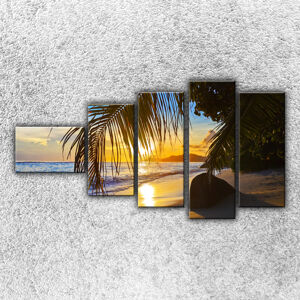Foto na plátno Palmová pláž 2 110x60 cm