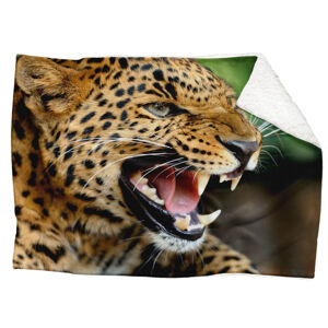 Deka Rev geparda  (Rozmer: 150 x 120 cm, Podšitie baránkom: ÁNO)