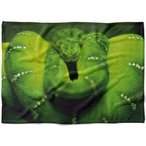 Deka Zelený had  (Rozmer: 150 x 120 cm, Podšitie baránkom: NE)