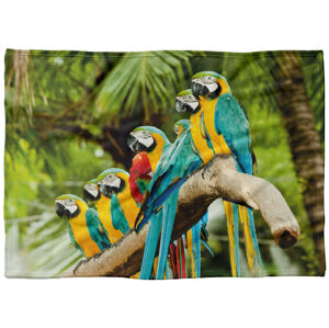 Deka Papagáje  (Rozmer: 150 x 120 cm, Podšitie baránkom: NE)