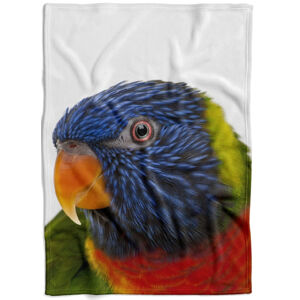 Deka Farebný papagáj (Rozmer: 150 x 120 cm, Podšitie baránkom: NE)