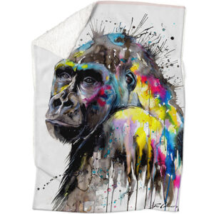 Deka Gorila Art (Rozmer: 150 x 120 cm, Podšitie baránkom: ÁNO)