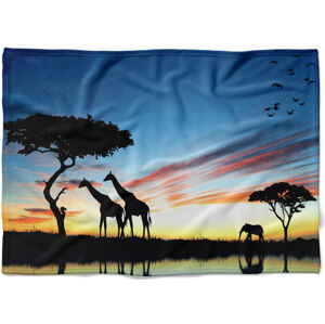 Deka Nočné safari (Rozmer: 150 x 120 cm, Podšitie baránkom: NE)
