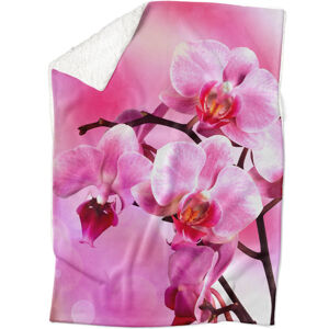 Deka Orchidea (Rozmer: 200 x 140 cm, Podšitie baránkom: ÁNO)