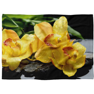 Deka Žlté kvety  (Rozmer: 150 x 120 cm, Podšitie baránkom: NE)