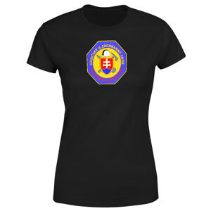 Tričko Hasičský znak (Veľkosť: S, Typ: pre ženy, Farba tričká: Čierna)