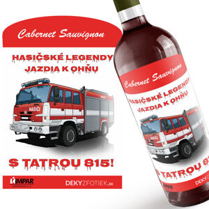 Víno Hasičské legendy – Tatra 815 (Druh Vína: Červené víno)