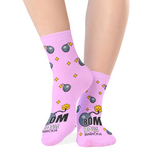 Ponožky Bombová babička (Veľkosť: 35-38)