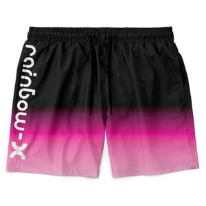 Pánske plavky short – Pink gradient (Veľkosť: XL)