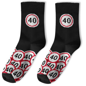 Ponožky Ty ideš ďalej – 40 rokov (Velikost: 39-42)